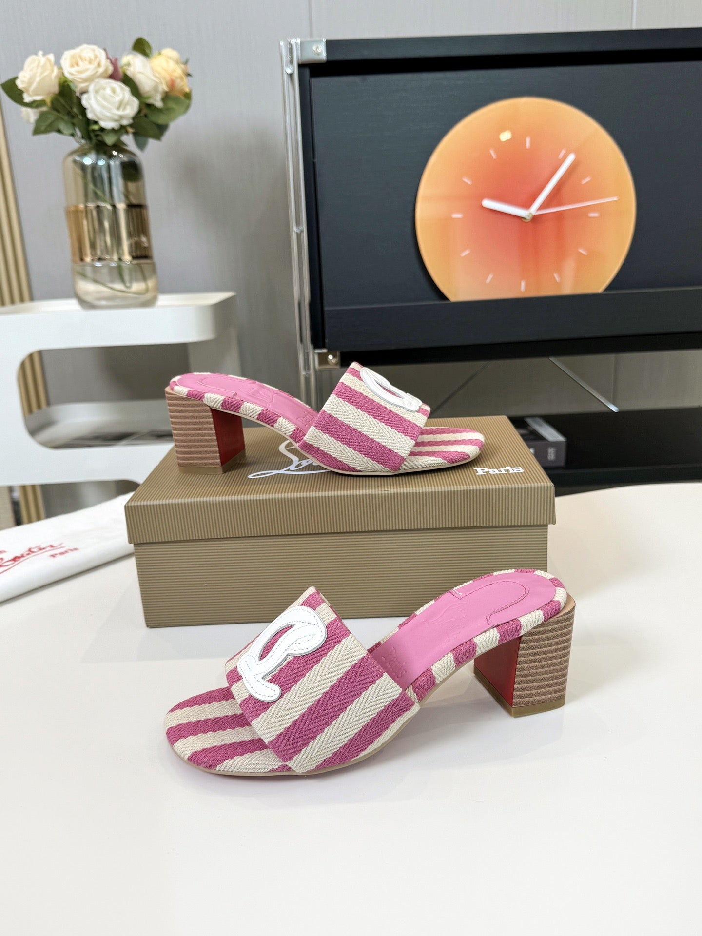 CHRIS* LOUB* 24SS Slippers 1:1 VIP