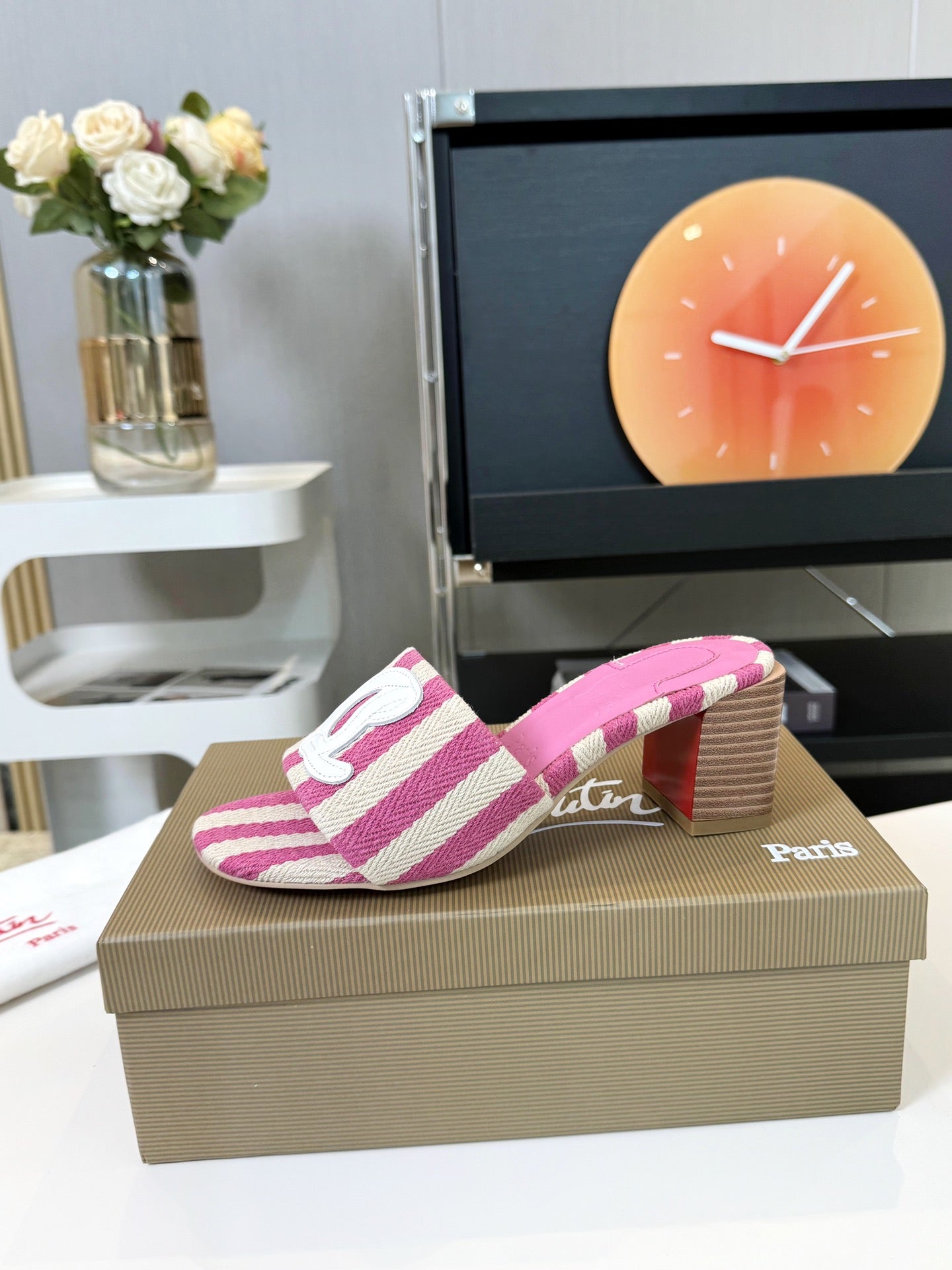 CHRIS* LOUB* 24SS Slippers 1:1 VIP