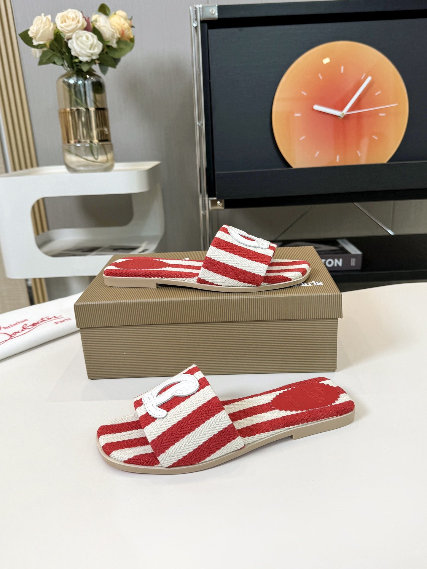 CHRIS* LOUB* 24SS flip flops 1:1 VIP