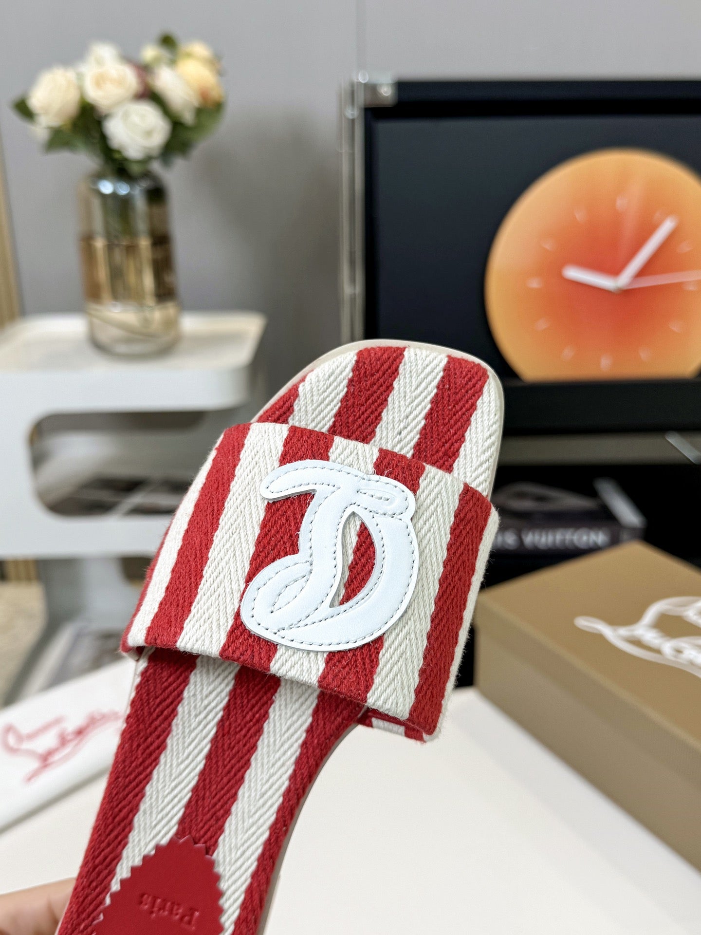 CHRIS* LOUB* 24SS flip flops 1:1 VIP