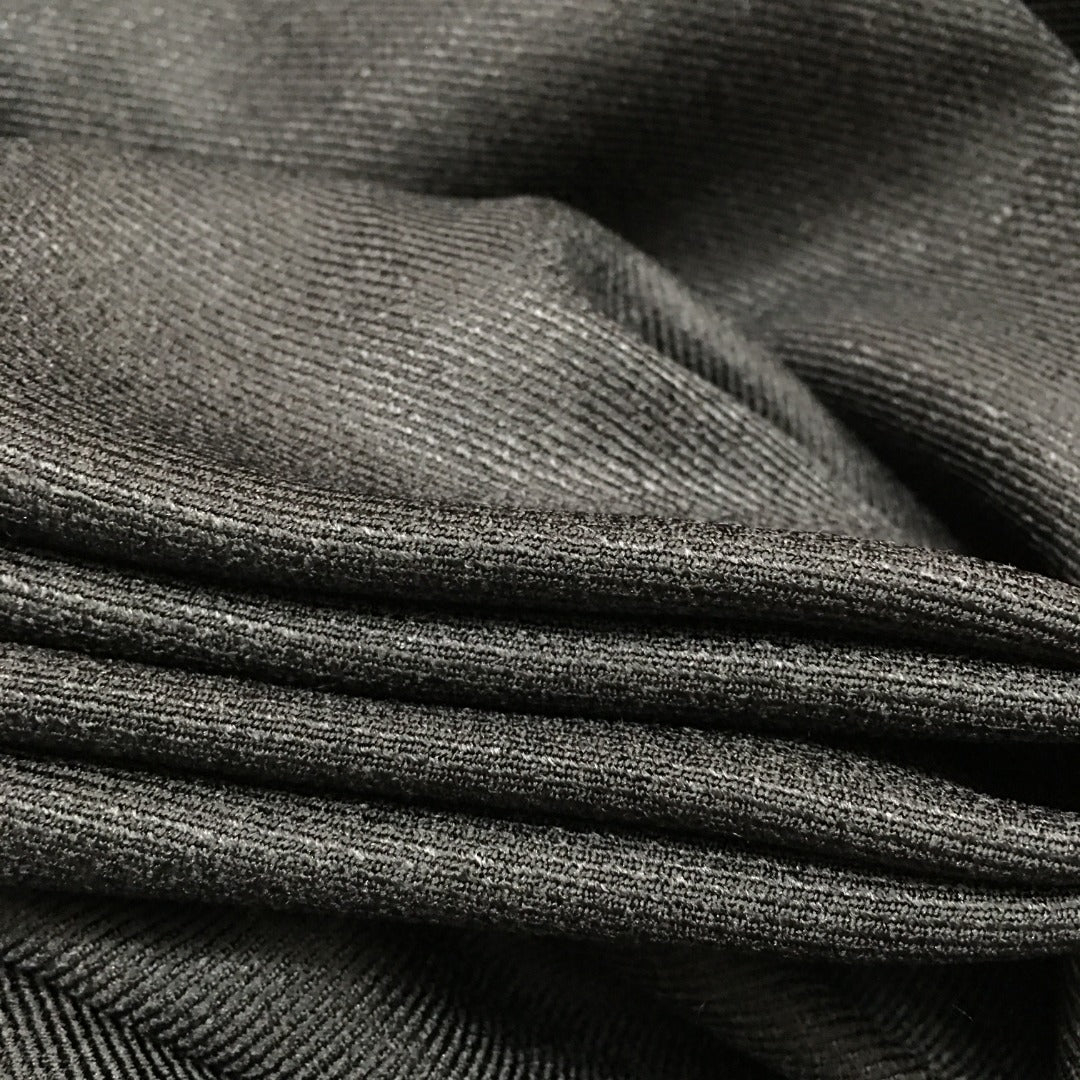 WA letter ribbon high waist pleated midi skirt