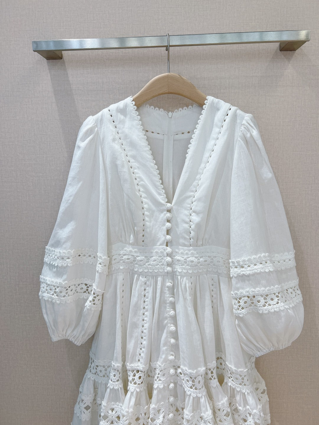 ZIMMERM* paneled V-neck dress