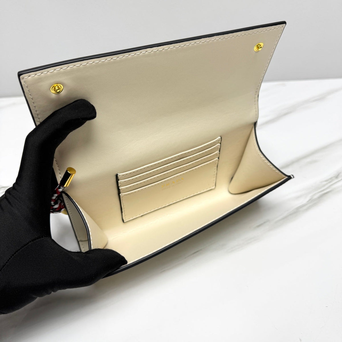 PRA* 25SS leather small bag