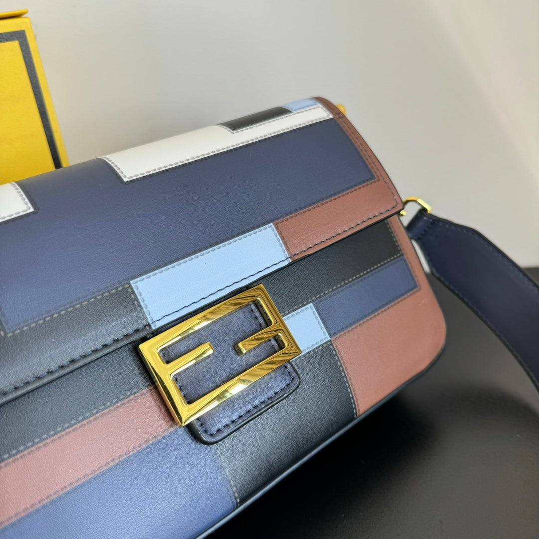 FEN* 25SS Silkscreen Baguette Bag
