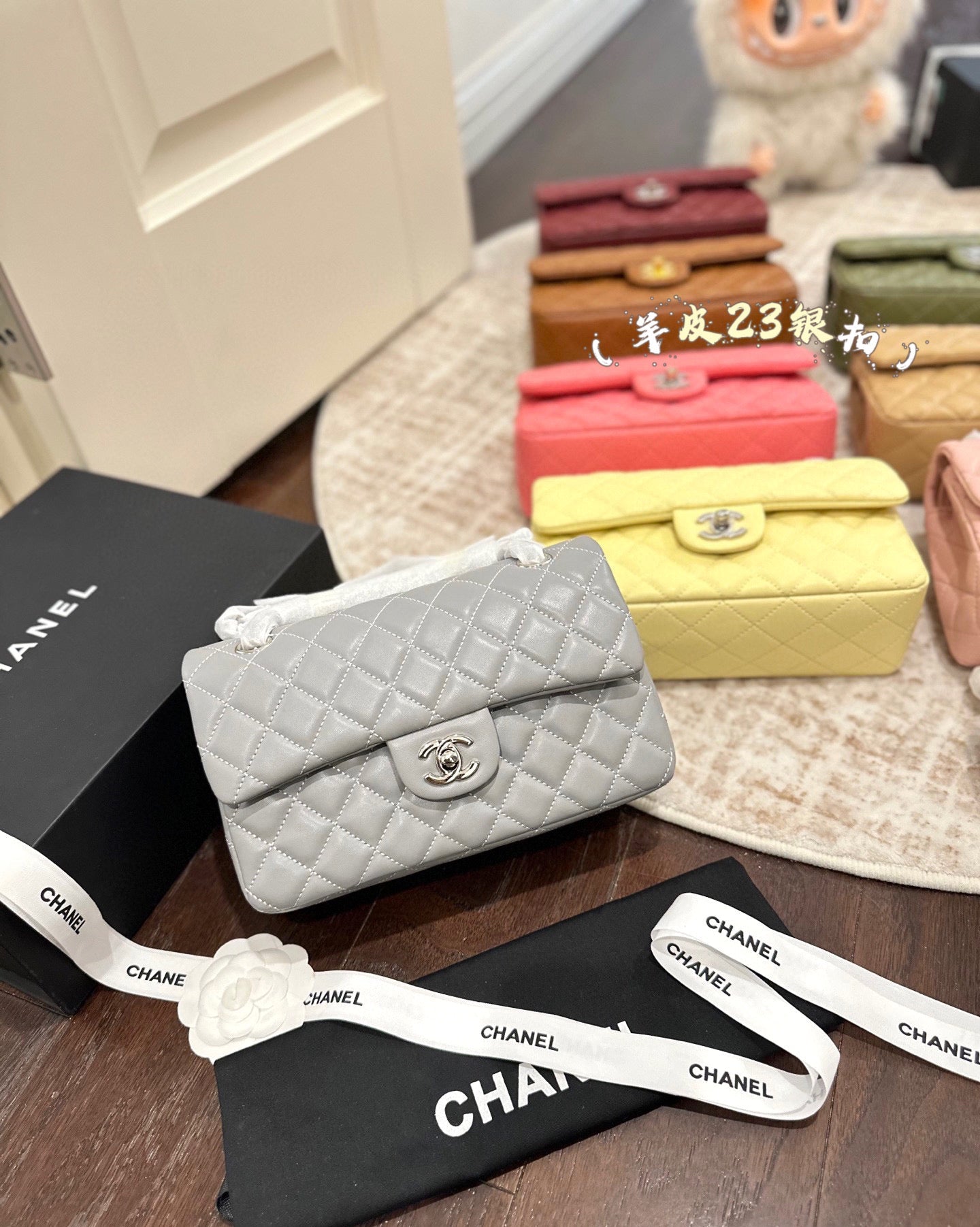 CHAN* 25SS chain bag with Silver buckle （16 colors)