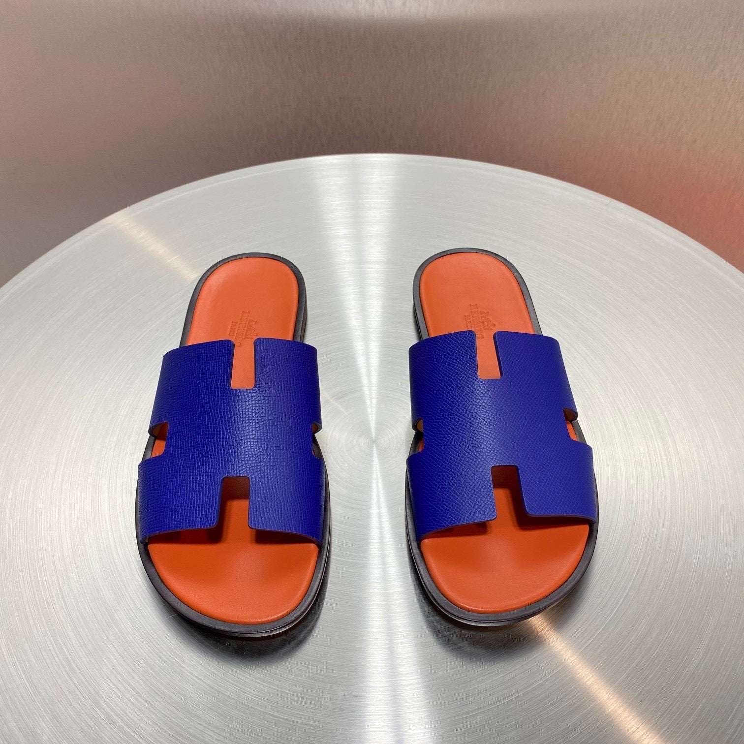 HER* leather slippers