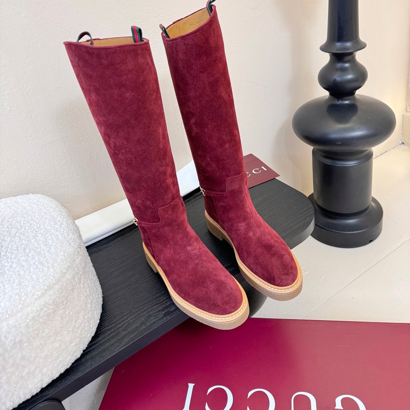GUC* 25SS Mercerized Suede Boots