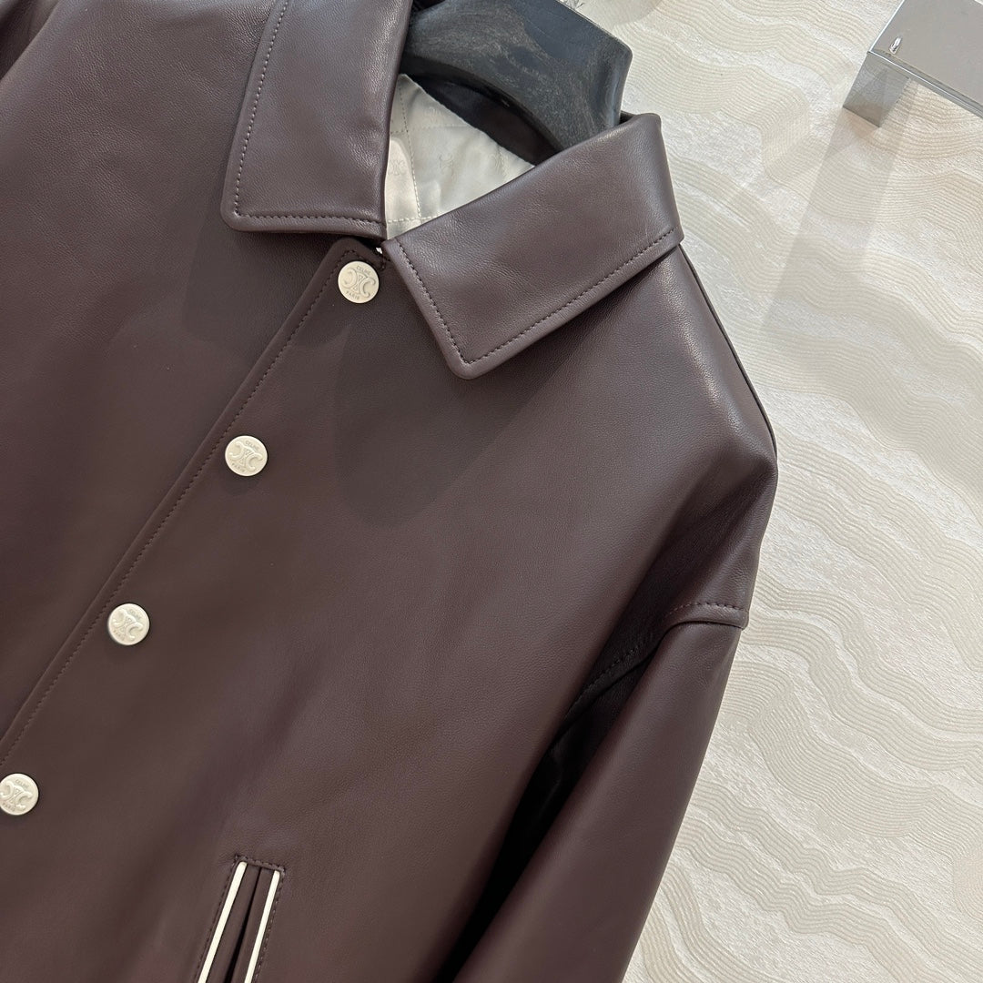 Celine flight jacket, 100% sheepskin. (On Sale)