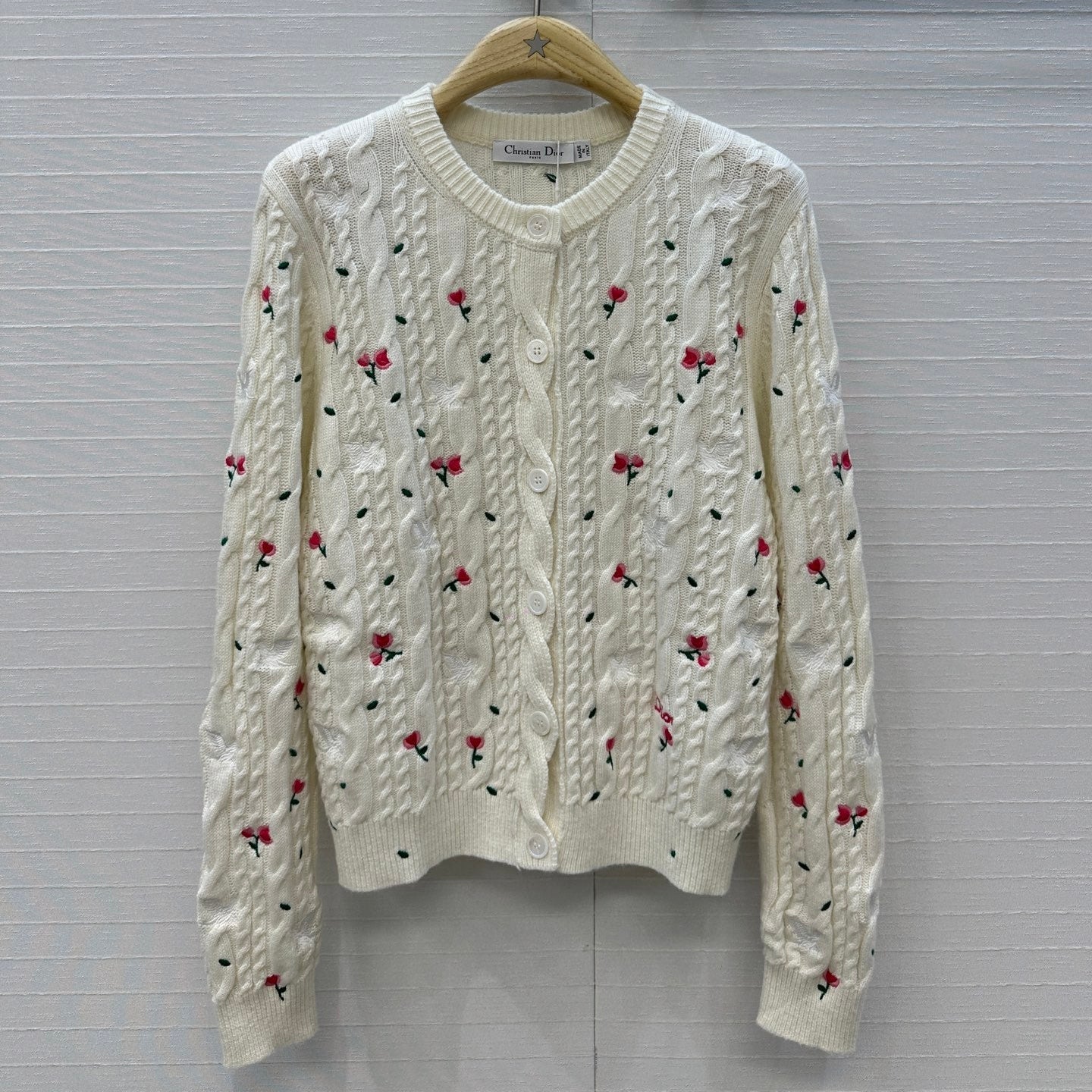 Dior 26-year anniversary embroidered knitwear