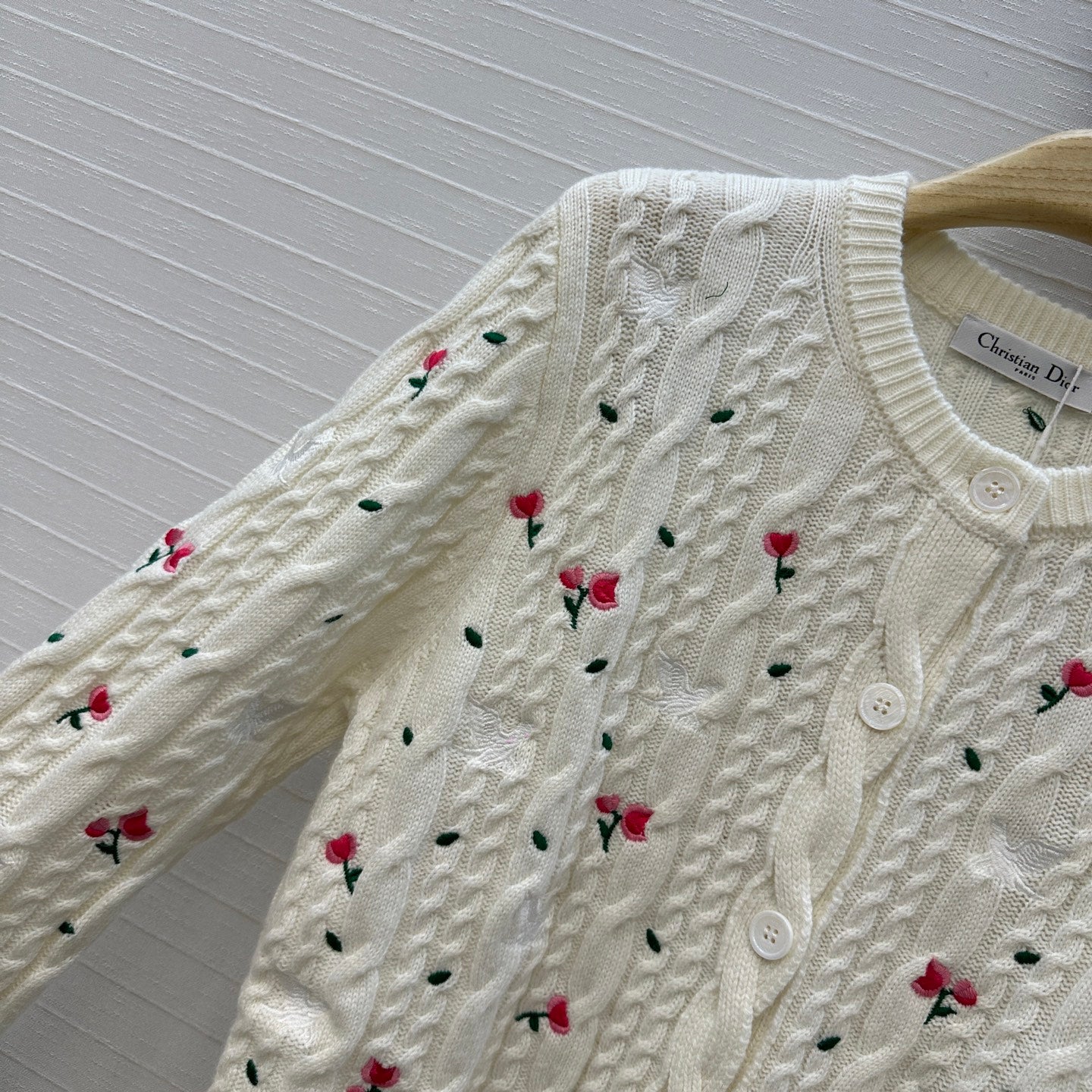 Dior 26-year anniversary embroidered knitwear