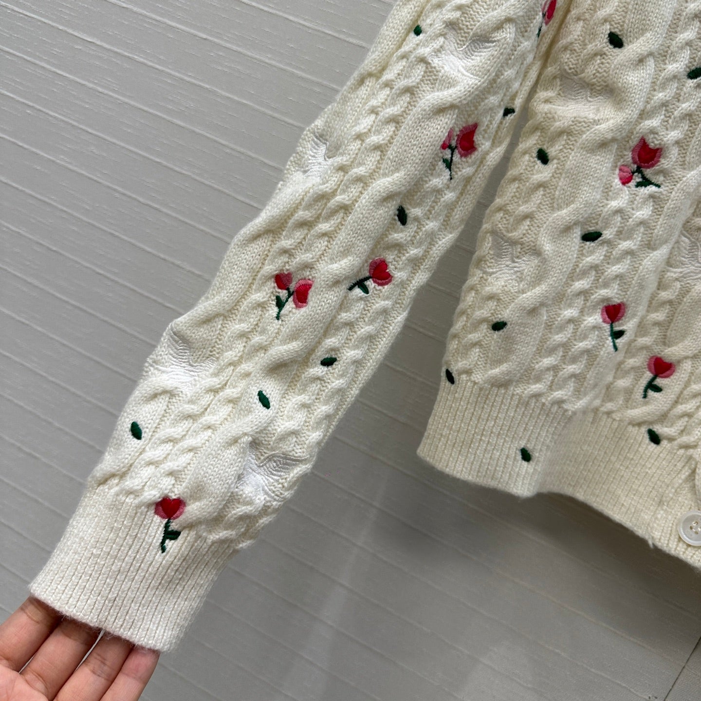Dior 26-year anniversary embroidered knitwear