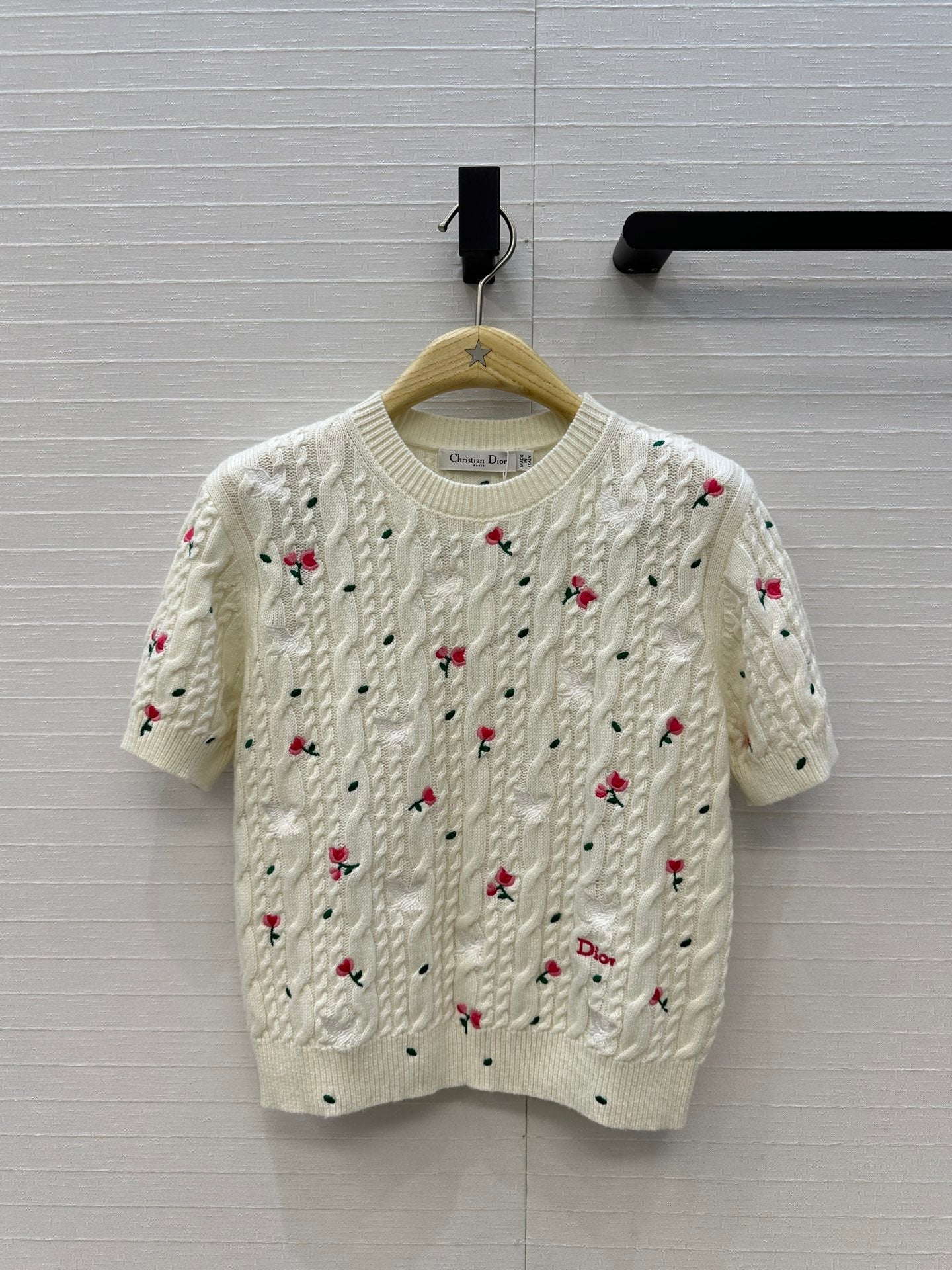 Dior 26-year anniversary embroidered knitwear