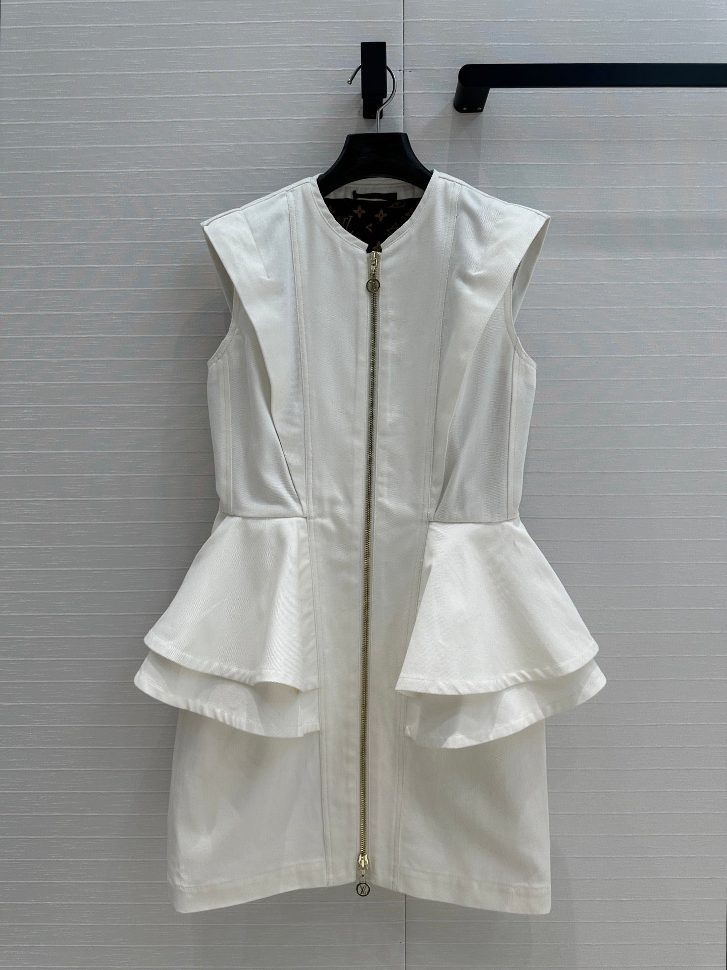 Louis Vuitton 25 Ruffled Denim Dress/Skirt (Sale)