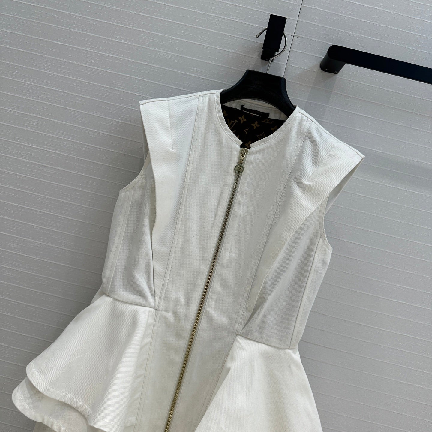 Louis Vuitton 25 Ruffled Denim Dress/Skirt (Sale)