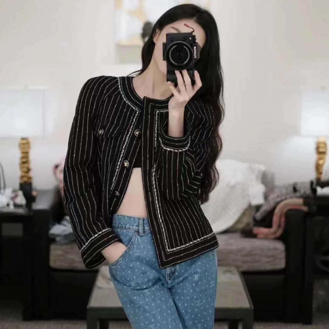 Chanel Camellia Silk Trimmed Jacket (On Sale)