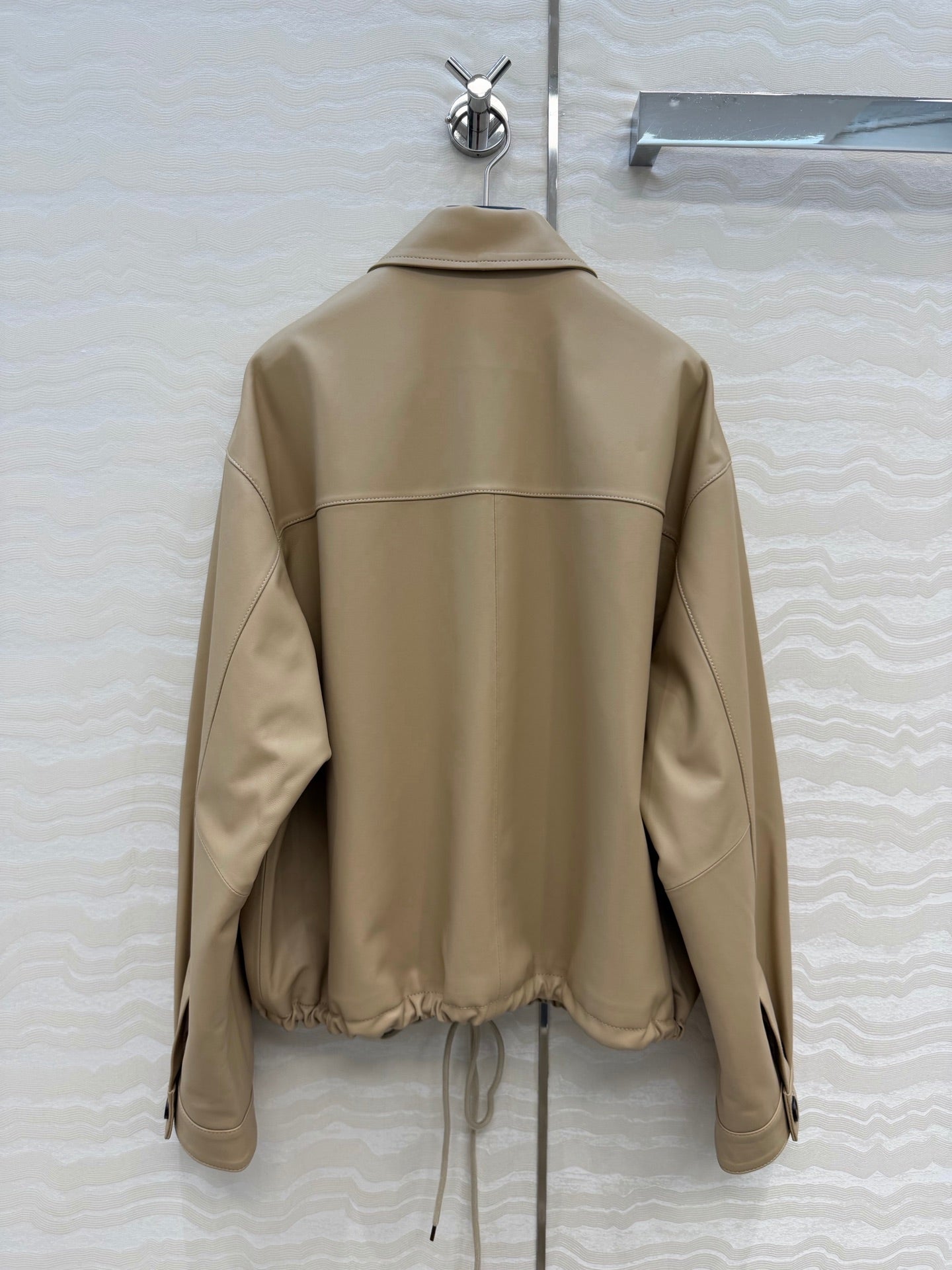Prada 2026 new season lambskin leather jacket