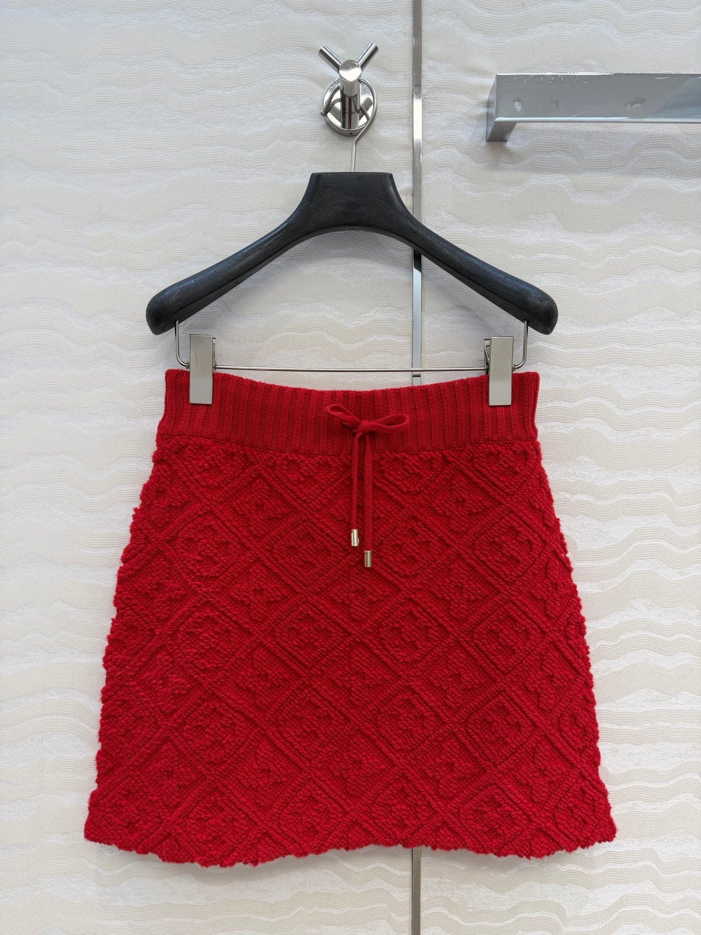 LV 26SS Jacquard Cashmere Jacket/Skirt