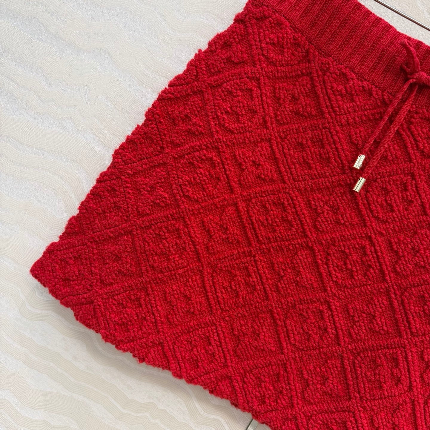 LV 26SS Jacquard Cashmere Jacket/Skirt
