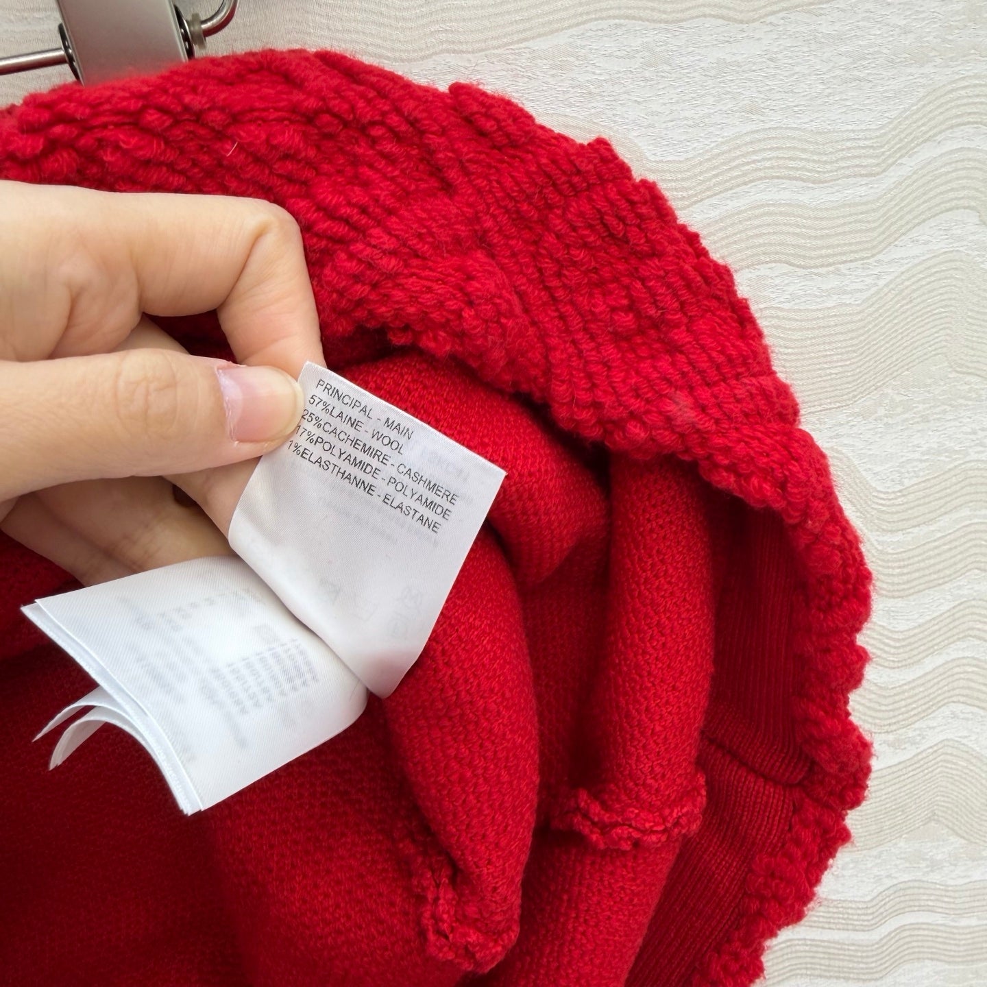 LV 26SS Jacquard Cashmere Jacket/Skirt