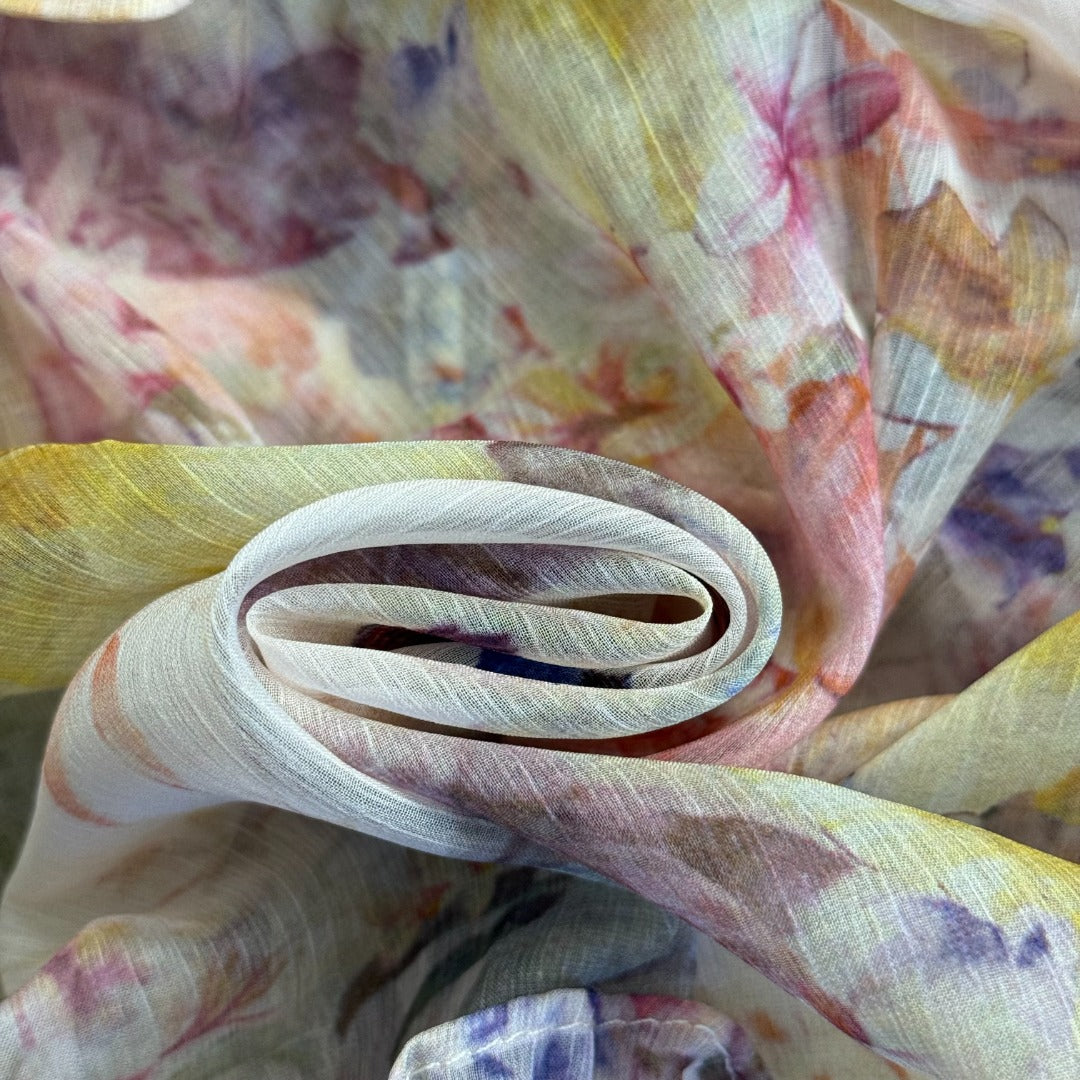 Elegant, Waist-Defining Dress with Colorful Print