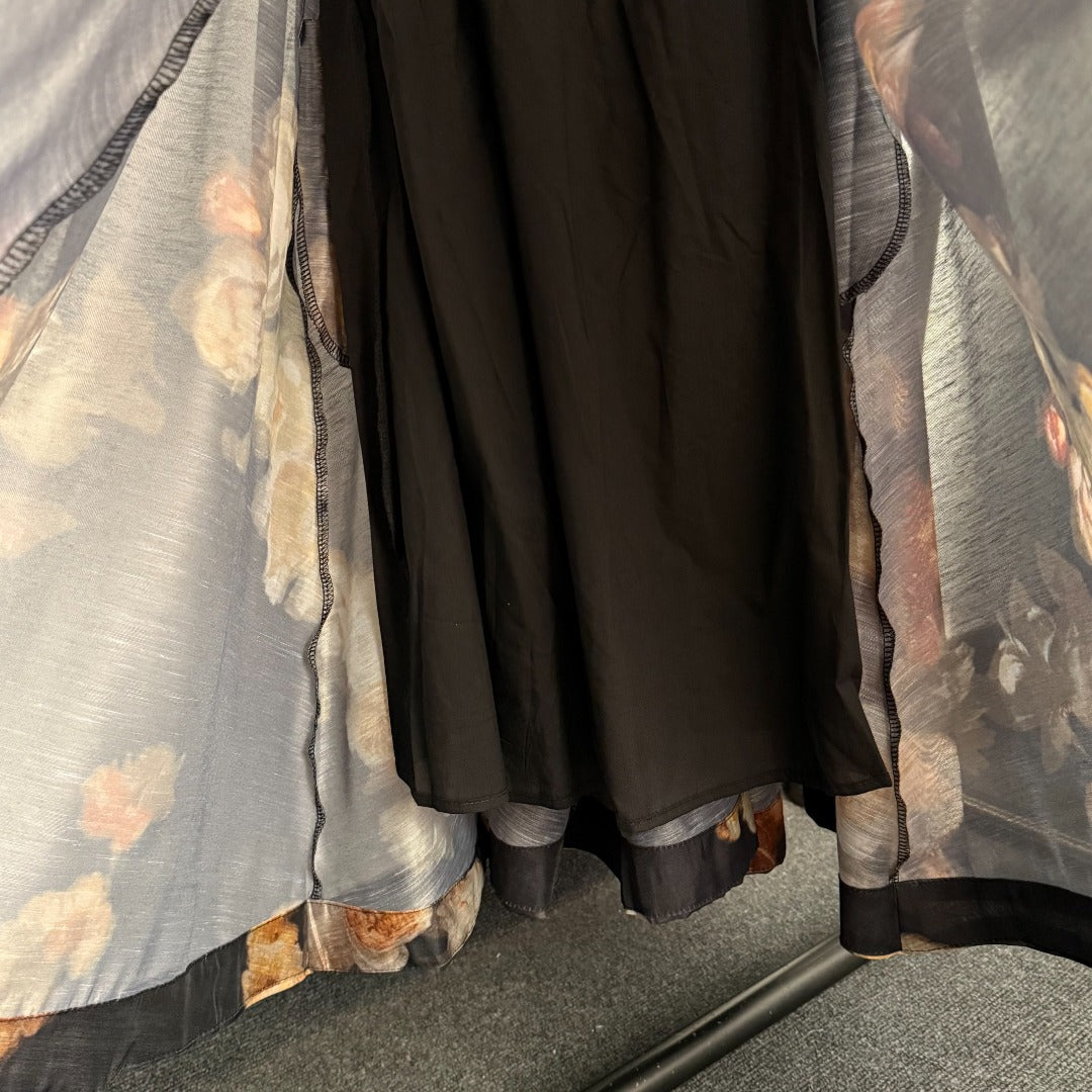 Floral-Print Cami Dress with Bow-Tie Waist