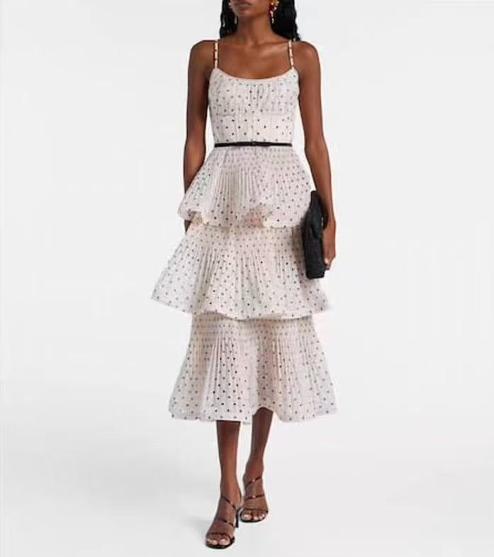 Waist-Cinching Dress with Rhinestone Bow Belt