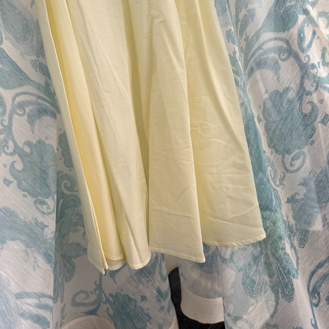 Retro-Print Strapless Fit-and-Flare Dress
