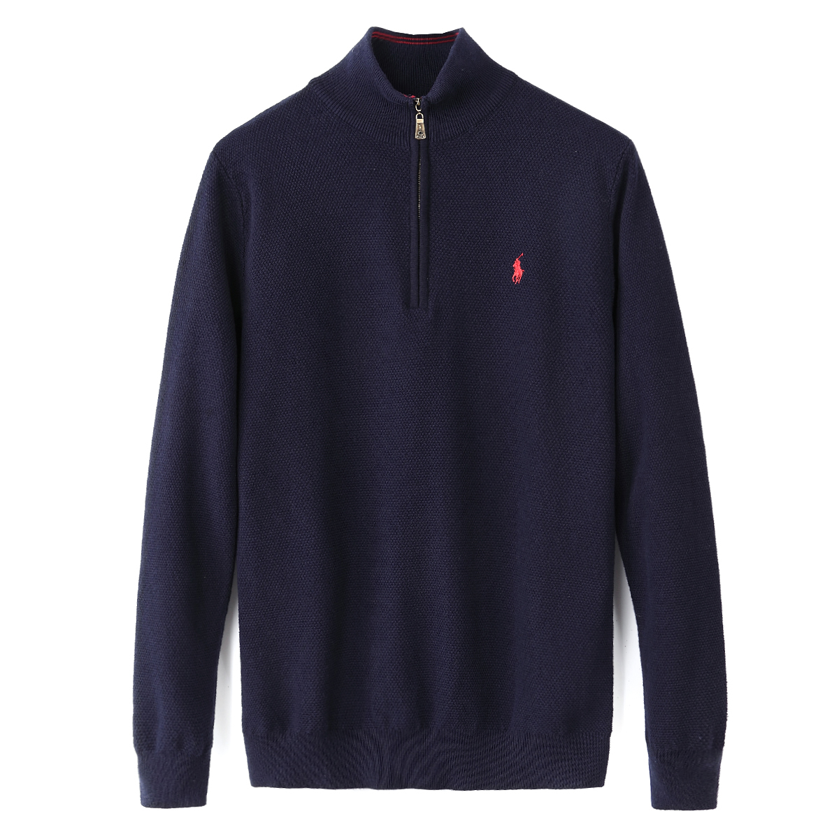 Ralph Laur* Quarter Zip Wool Sweater