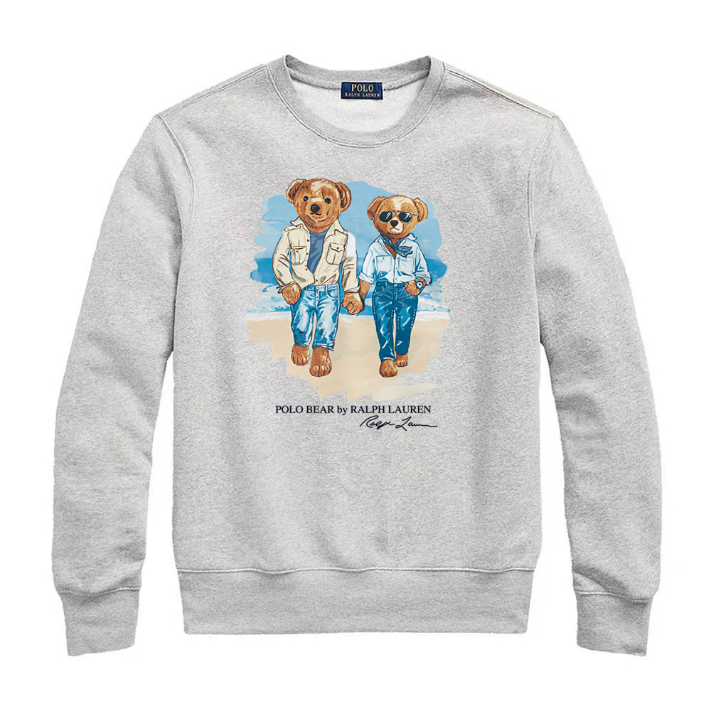 Ralph Laur* Bear Crewneck Sweatshirt