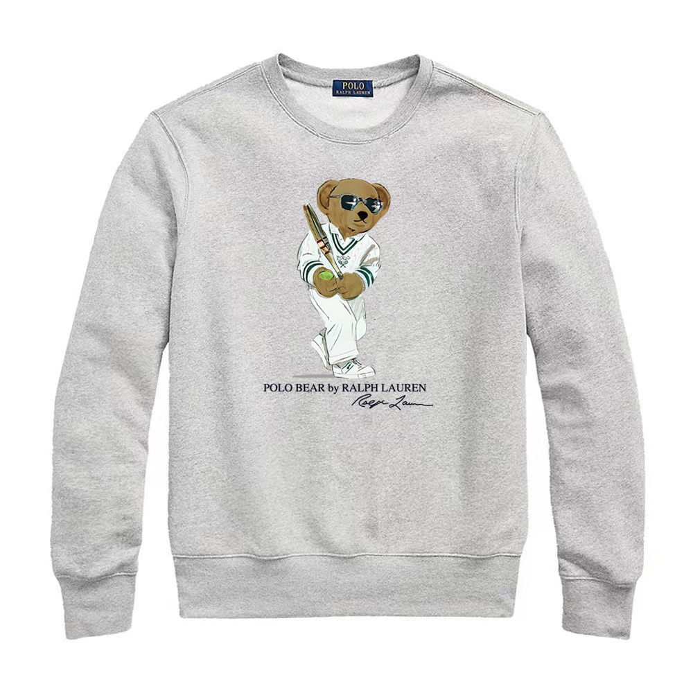 Ralph Laur* Bear Crewneck Sweatshirt
