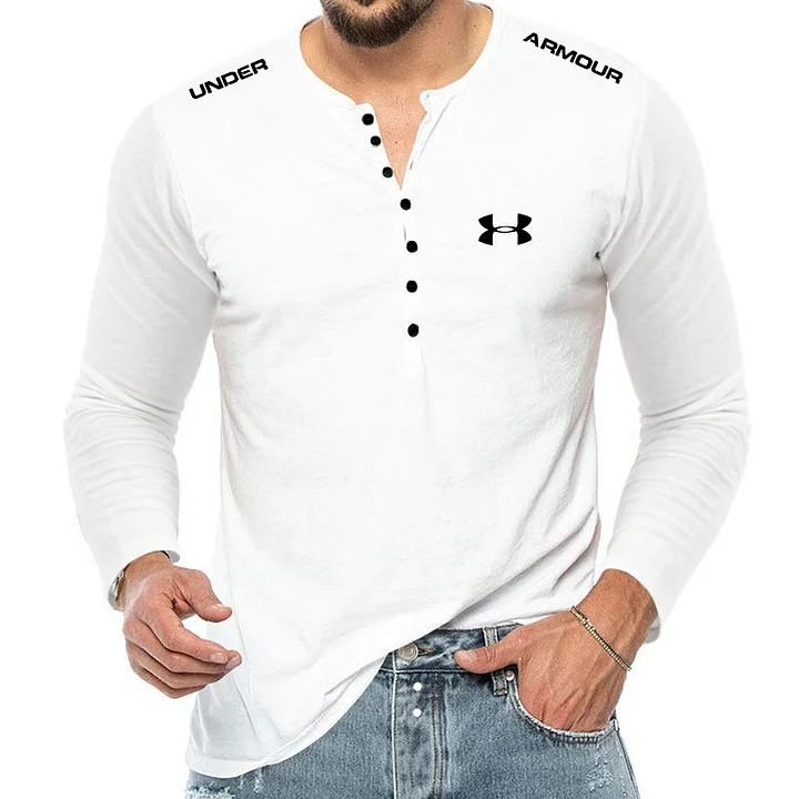 Men's Casual Button T-Shirt