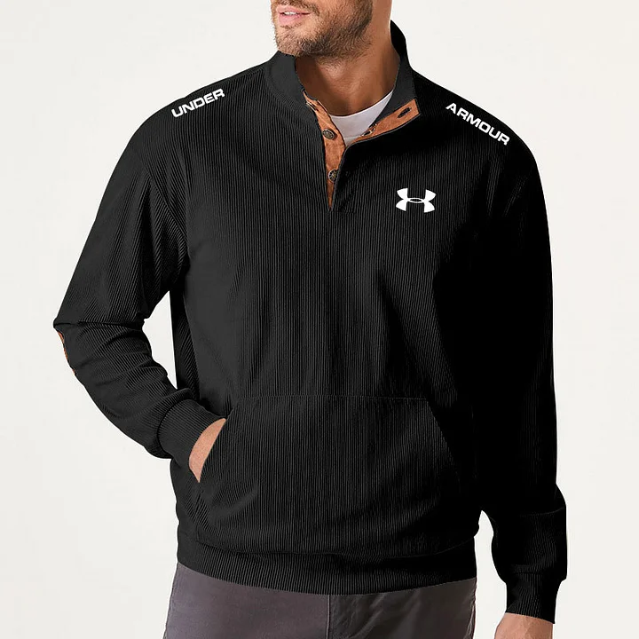 Men's Outdoor Button Pocket Sweatshirt
