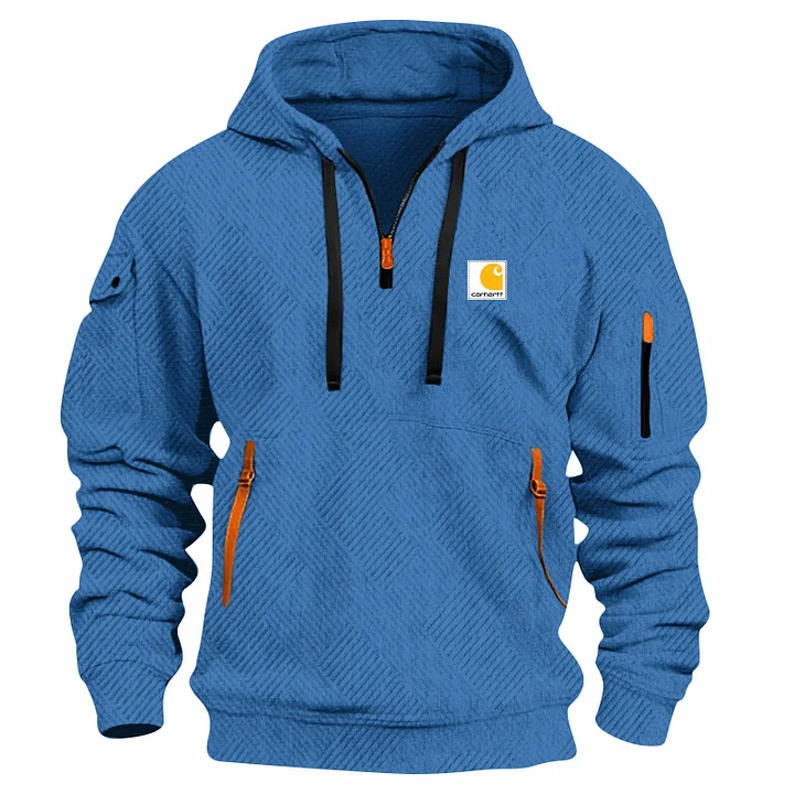 2025 Men's Zipper And Multi Pocket Sport Corduroy Sweatshirt