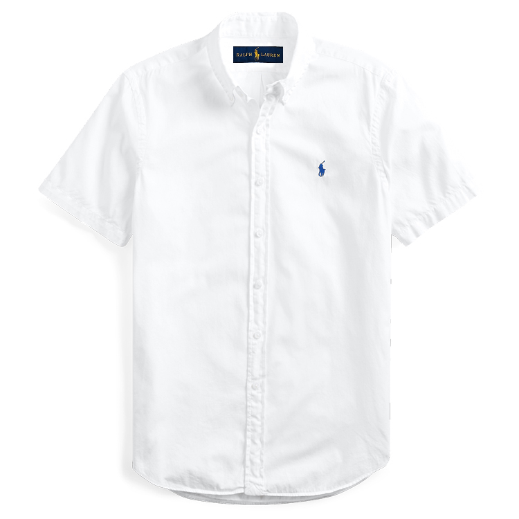 polo cotton Oxford short sleeve shirt