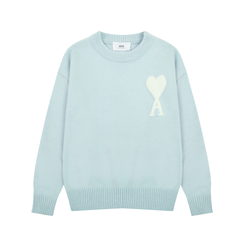 AM* Loose Crew Neck Sweater (20 Colors)