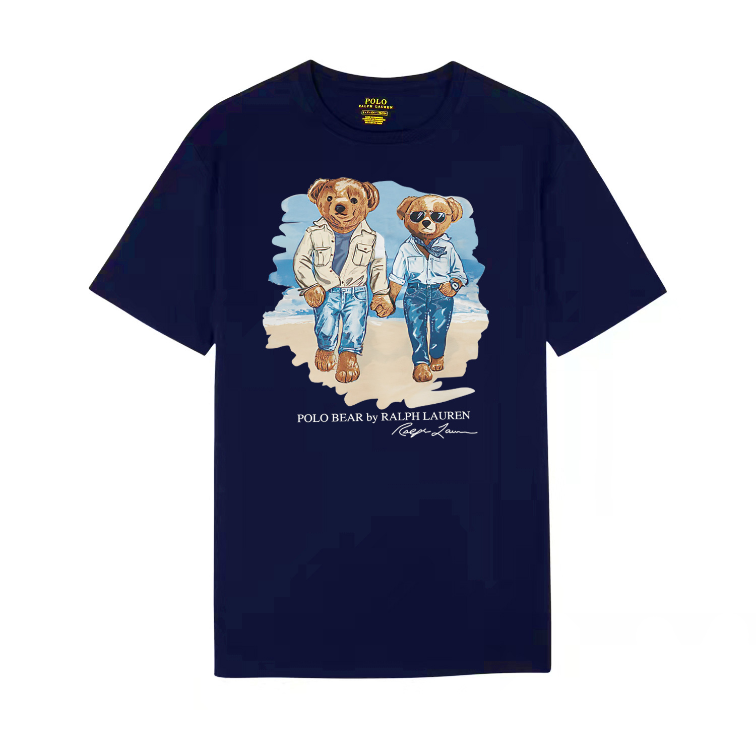 Ralph Laur* Bear Print T-Shirt