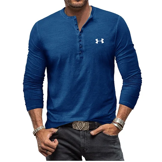 Men's Henry Vintage Long Sleeve T-Shirt