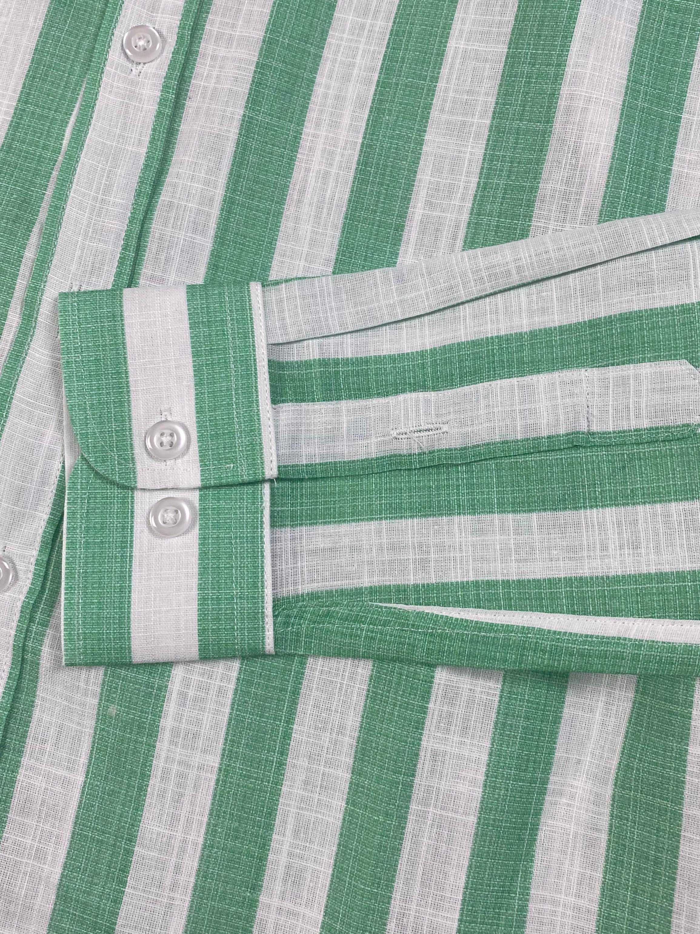 POLO long sleeve embroidered striped shirt