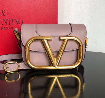 Valent*Large Metal Logo Bag