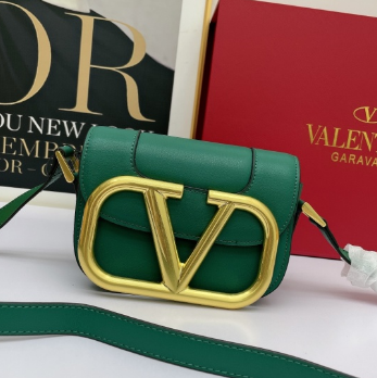 Valent*Large Metal Logo Bag