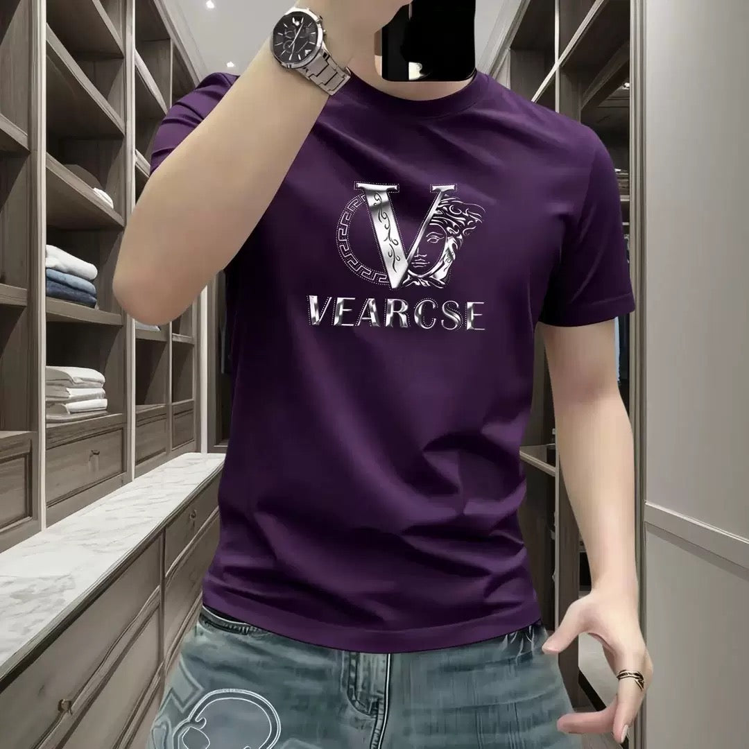 Men's Pure Cotton Crew-Neck T-Shirt