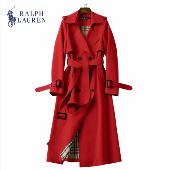 New British-style knee-length coat for 2025