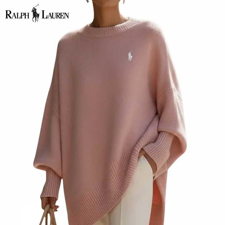 Relaxed Knit Poncho