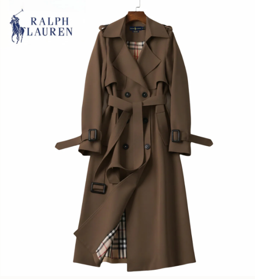 New British-style knee-length coat for 2025