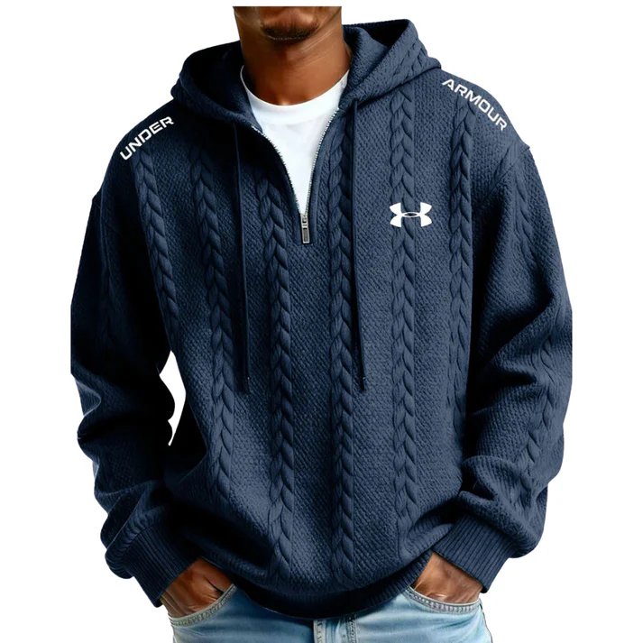 Modern Knit Comfort Hoodie