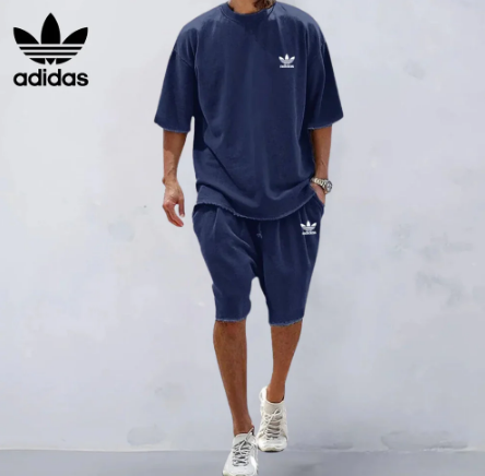Men's Loose-Fit Crewneck Casual Sportswear Set