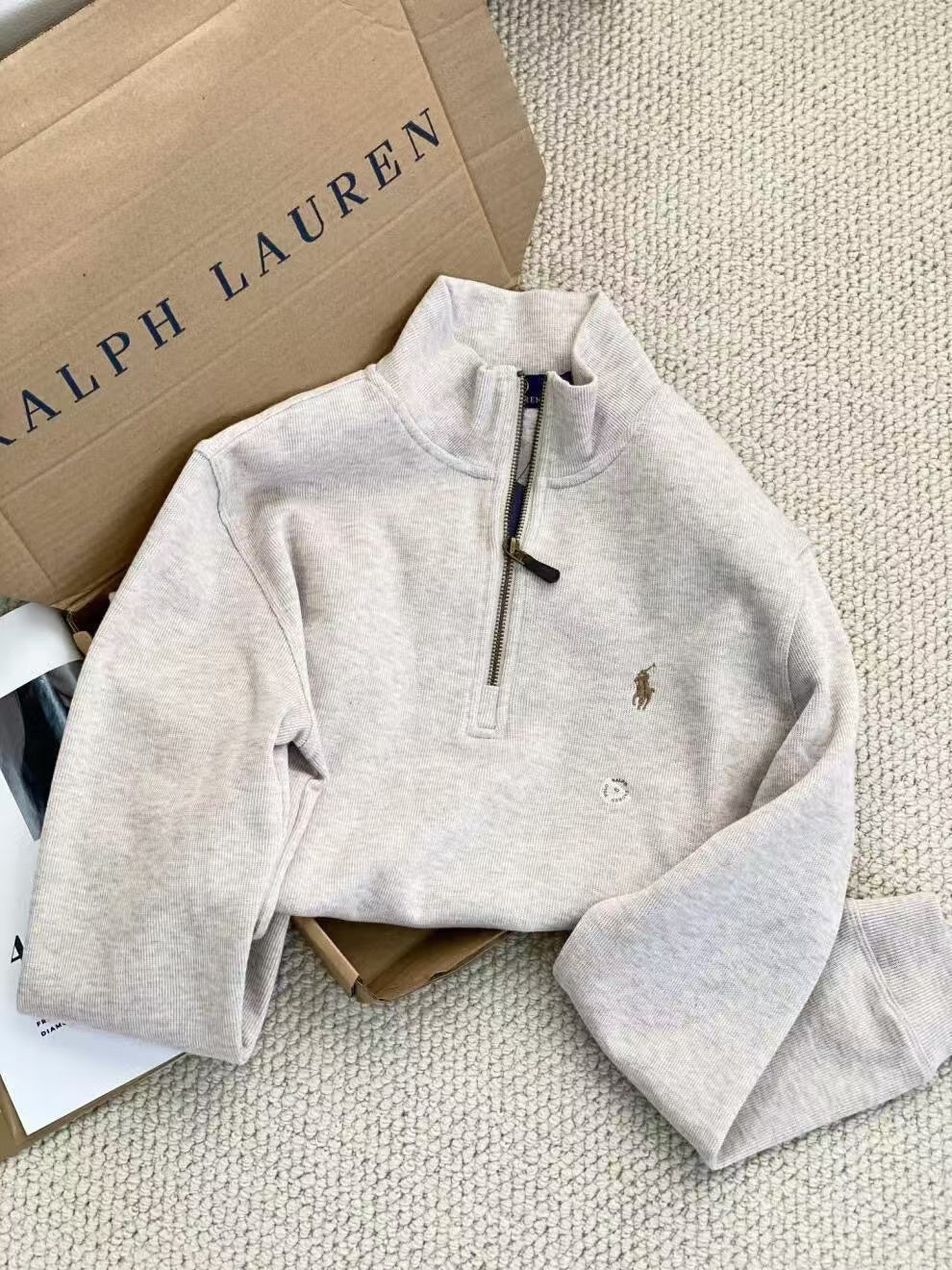 Polo Quarter Zip Hoodie
