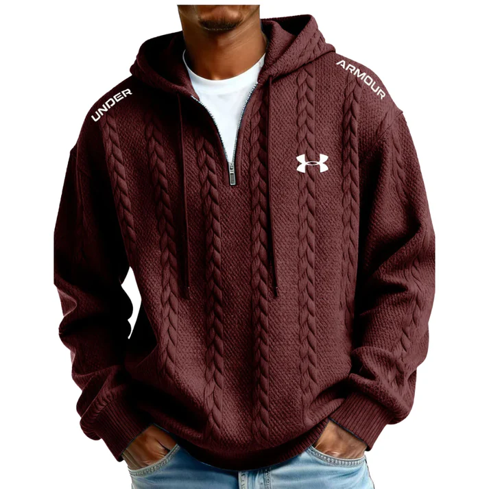 Modern Knit Comfort Hoodie