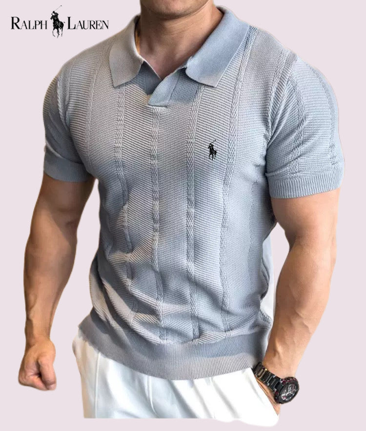 Men's jacquard knit sweater