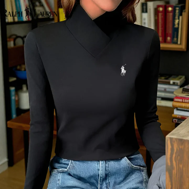 Classic Mock-Neck Top